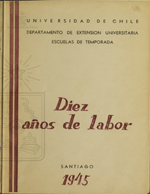 Cubierta para Diez años de labor