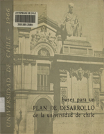 Cubierta para Bases para un plan de desarrollo de la Universidad de Chile
