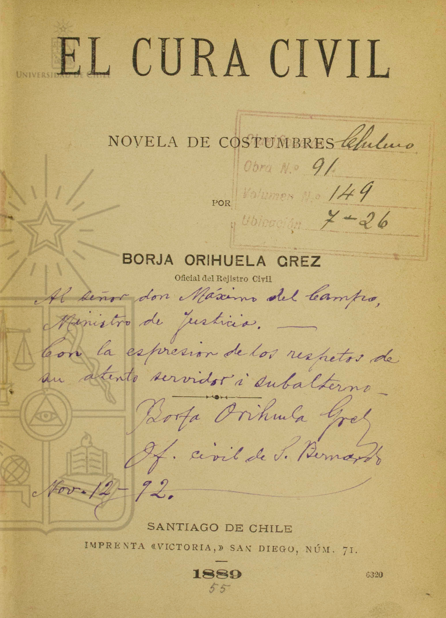 Cubierta para El cura civil: novela de costumbres