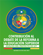 Cubierta para Contribución al debate de la reforma a la educación superior: análisis del proyecto de ley