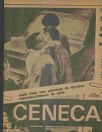 Cubierta para Bases para una discusión de políticas comunicacionales en Chile