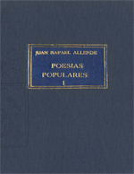 Cubierta para Poesías populares: tomo I