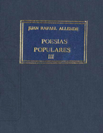 Cubierta para Poesías populares: tomo III