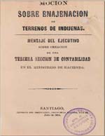 Cubierta para Moción sobre enajenación de terrenos de indíjenas
