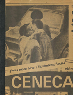 Cubierta para Notas sobre movimiento social y arte en el regimen autoritario: (1973-83)