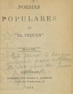 Cubierta para Poesias populares: tomo IX