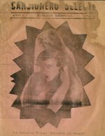 Cubierta para Cancionero selecto: canciones, poesías, chistes, pasatiempos, etc