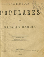 Cubierta para Poesías populares: tomo III