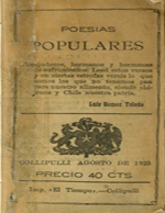 Cubierta para Poesías populares