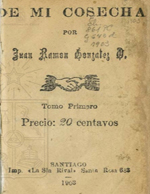 Cubierta para De mi cosecha: tomo primero