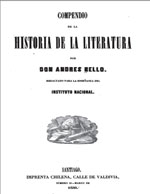 Cubierta para Compendio de la historia de la literatura