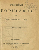 Cubierta para Poesías populares: tomo VI