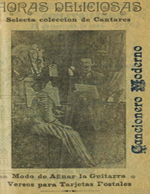 Cubierta para Horas deliciosas: selecta colección de cantares