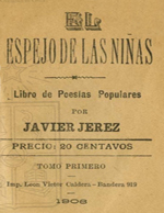 Cubierta para El espejo de las niñas: libro de poesías populares : tomo primero