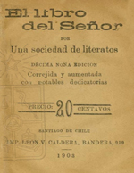 Cubierta para El libro del señor