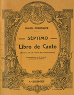 Cubierta para Séptimo libro de canto: (para el quinto y sexto años de humanidades)