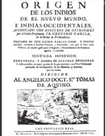 Cubierta para Origen de los indios de el Nuevo Mundo, e Indias Occidentales: tratense en este libro varias cosas, y puntos curiosos, tocantes a diversas ciencias, i facultades, con que se hace varia historia, de mucho gusto para el ingenio, i entendimiento de hombres agudos, i curiosos
