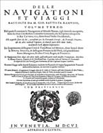 Cubierta para Delle navigationi et viaggi: volume terzo