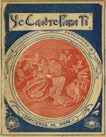 Cubierta para Yo canto para tí: (modernísimo cancionero)