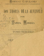 Cubierta para Los amores de la juventud: Tomo Tercero