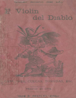 Cubierta para El violín del diablo: canciones, cuecas, tonadas, etc.