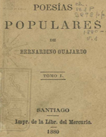 Cubierta para Poesías populares: Tomo I