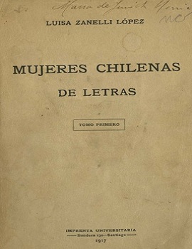 Cubierta para Mujeres chilenas de letras