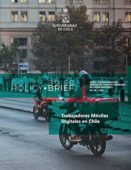 Cubierta para Policy Brief : Trabajadores móviles digitales en Chile