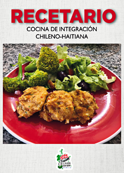 Cubierta para Recetario: cocina de integración chileno-haitiana