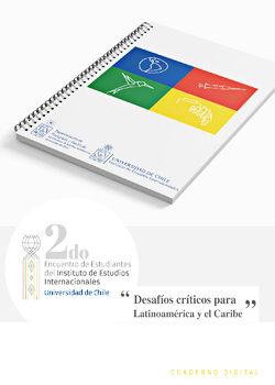 Cubierta para Desafíos críticos para Latinoamérica y el Caribe: 2do. Encuentro de Estudiantes del Instituto de Estudios Internacionales, Universidad de Chile