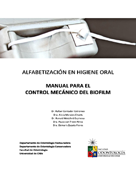 Cubierta para Alfabetización en higiene oral: Manual para el control mecánico del biofilm