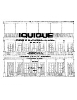Cubierta para Iquique: orígenes de su arquitectura en madera del siglo XIX