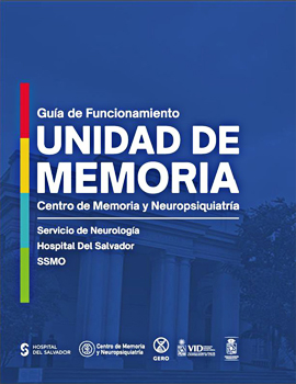 Cubierta para Guía de funcionamiento: Unidad de Memoria, Centro de Memoria y Neuropsiquiatría