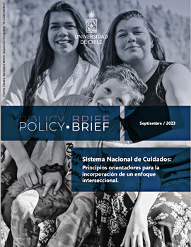 Cubierta para Policy Brief: Sistema Nacional de Cuidados: principios orientadores para la incorporación de un enfoque interseccional