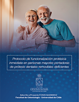 Cubierta para Manual: Protocolo de funcionalización protésica inmediata en personas mayores portadoras de prótesis dentales removibles deficientes