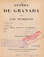 Cubierta para Guerra de Granada contra los moriscos