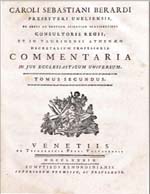 Cubierta para Commentaria in Jus Ecclesiasticum Universum: tomus segundus