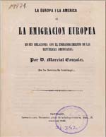 Cubierta para La Europa i la América, o, La emigración europea: en sus relaciones con el engrandecimiento de las repúblicas americanas