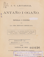 Cubierta para Antaño i ogaño: novelas i cuentos de la vida hispano-americana