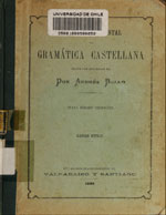 Cubierta para Tratado elemental de gramática castellana: curso medio