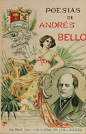 Cubierta para Poesías de Andrés Bello: precedidas de un estudio biográfico y crítico por don Miguel Antonio Caro
