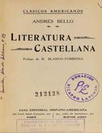 Cubierta para Literatura castellana