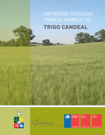 Cubierta para Criterios técnicos para el manejo de trigo candeal