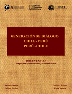 Cubierta para Generación de diálogo Chile-Perú / Perú-Chile: documento 3: aspectos económicos y comerciales