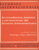 Cubierta para Antecedentes, balance y perspectivas del sistema interamericano