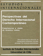 Cubierta para Perspectivas del derecho internacional contemporáneo: experiencias y visión de América Latina: volumen 1: Los complejos de obras publicas binacionales y multinacionales