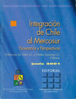 Cubierta para Integración de Chile al Mercosur: escenarios y perspectivas