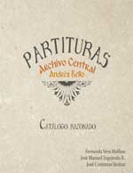 Cubierta para Partituras Archivo Central Andrés Bello: catálogo razonado