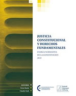 Cubierta para Justicia constitucional y derechos fundamentales: fuerza normativa de la constitución: 2010