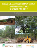 Cubierta para Caracterización de biomasa leñosa con fines energéticos disponible en Chile